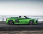 2018 Audi R8 Spyder V10 plus (Color: Micrommata Green) Side Wallpapers 150x120 (2)
