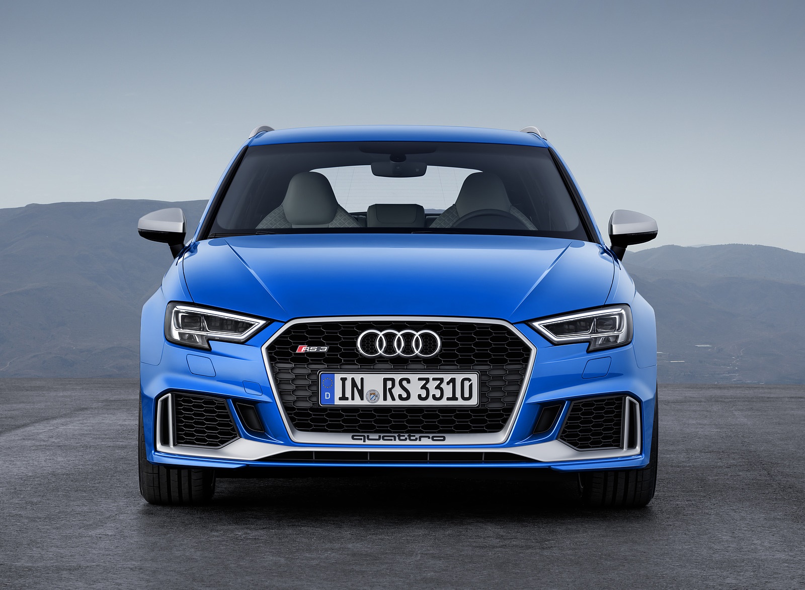 2018 Audi RS 3 Sportback (Color: Ara Blue) Front Wallpapers (6)