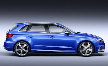 2018 Audi RS 3 Sportback (Color: Ara Blue) Side Wallpapers 450x275 (11)