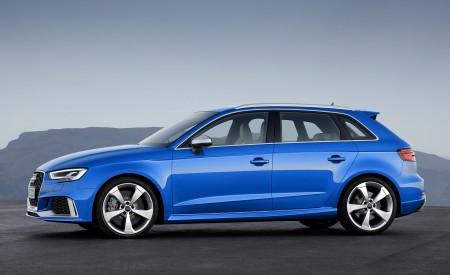 2018 Audi RS 3 Sportback (Color: Ara Blue) Side Wallpapers 450x275 (12)