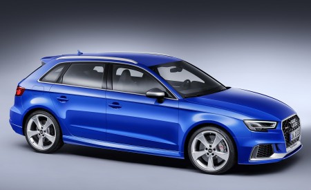 2018 Audi RS 3 Sportback (Color: Ara Blue) Side Wallpapers 450x275 (13)