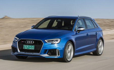 2018 Audi RS 3 Sportback (Color: Mystic Blue) Front Three-Quarter Wallpapers 450x275 (35)