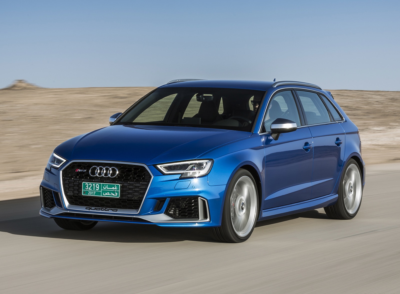 2018 Audi RS 3 Sportback (Color: Mystic Blue) Front Three-Quarter Wallpapers #35 of 51
