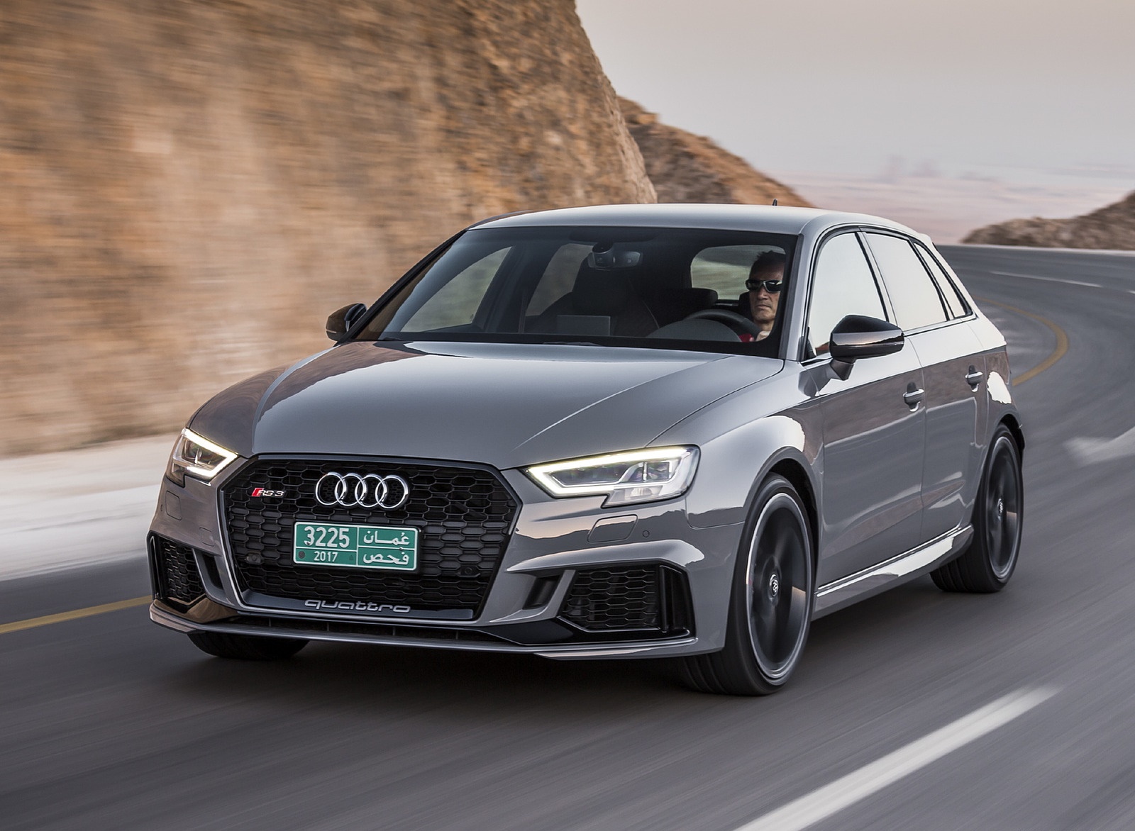 2018 Audi RS 3 Sportback (Color: Nardo Grey) Front Three-Quarter Wallpapers #43 of 51