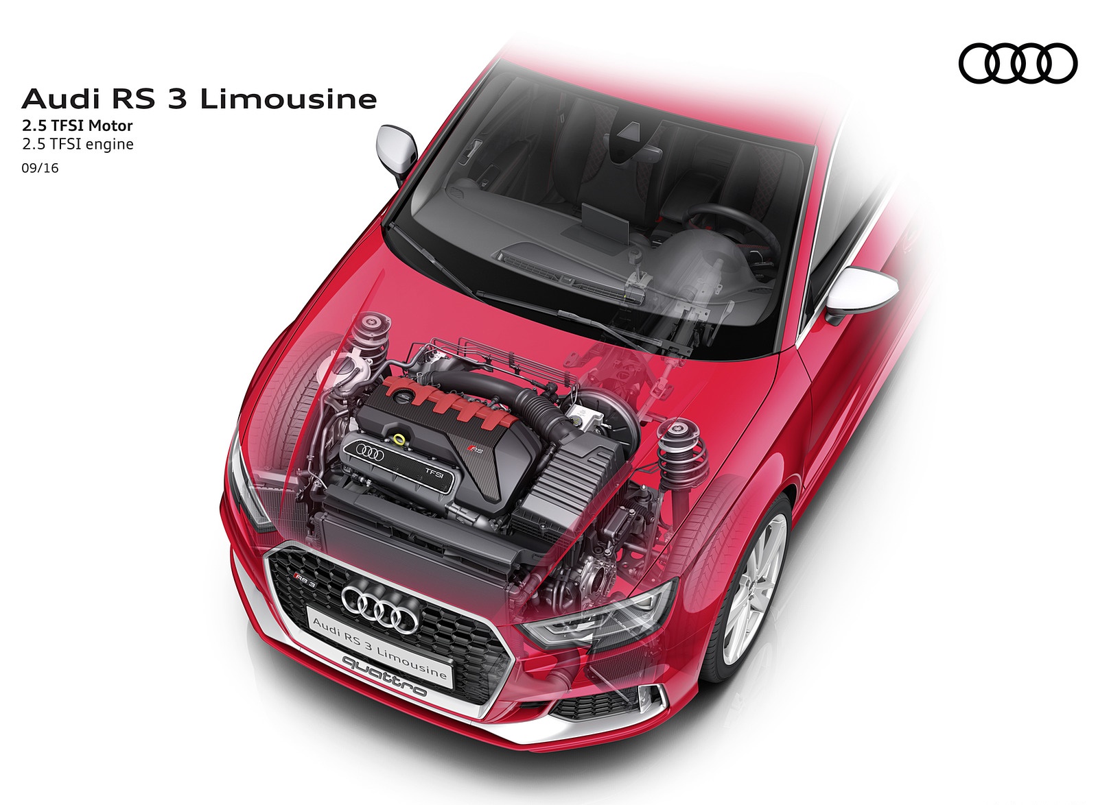 2018 Audi RS3 Sedan 2.5L 5-cylinder TFSI Engine Wallpapers #35 of 56