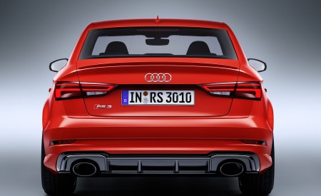 2018 Audi RS3 Sedan (Color: Catalunya Red) Rear Wallpapers 450x275 (15)