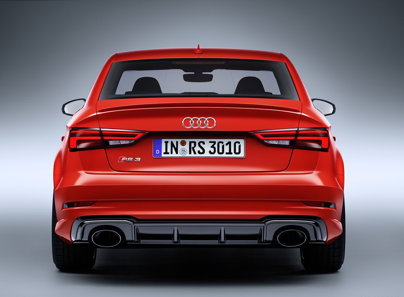 2018 Audi RS3 Sedan (Color: Catalunya Red) Rear Wallpapers #15 of 56