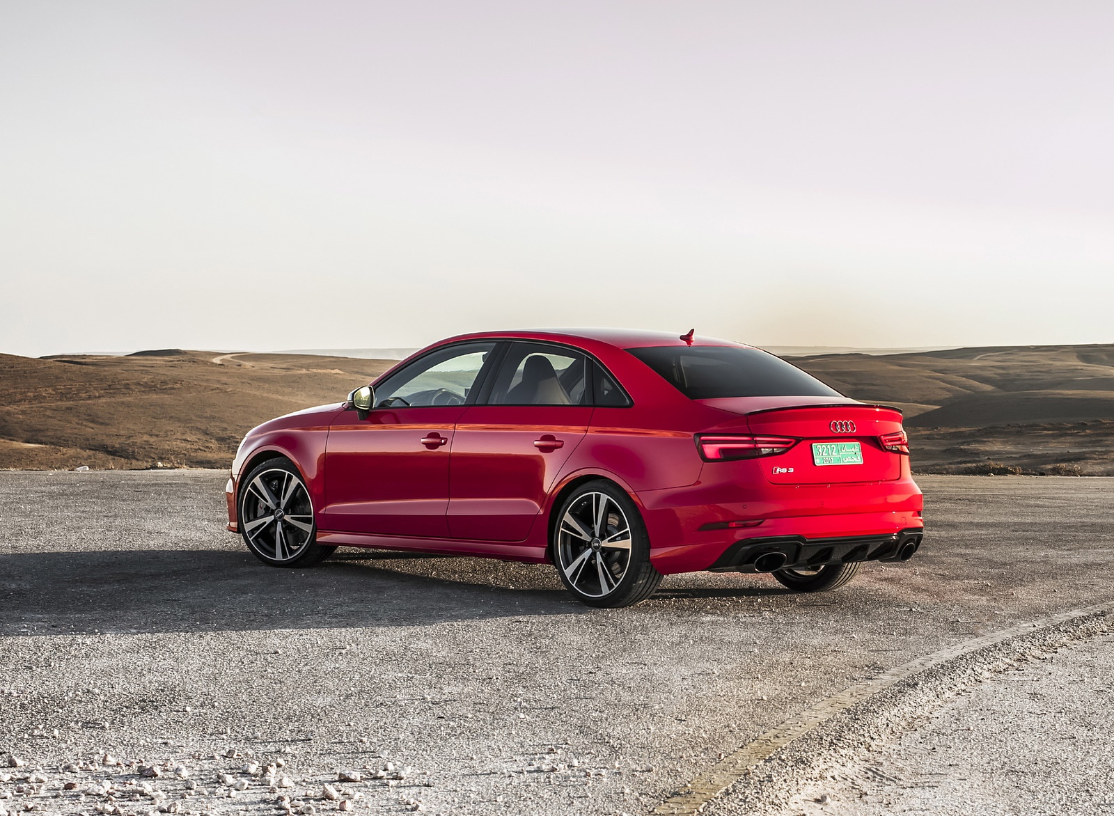 2018 Audi RS3 Sedan (Color: Misano Red) Rear Three-Quarter Wallpapers #47 of 56