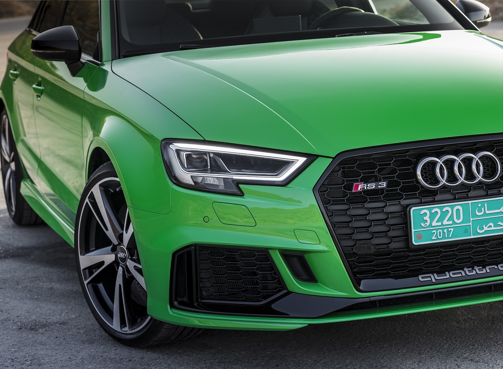 2018 Audi RS3 Sedan (Color: Viper Green) Detail Wallpapers #56 of 56