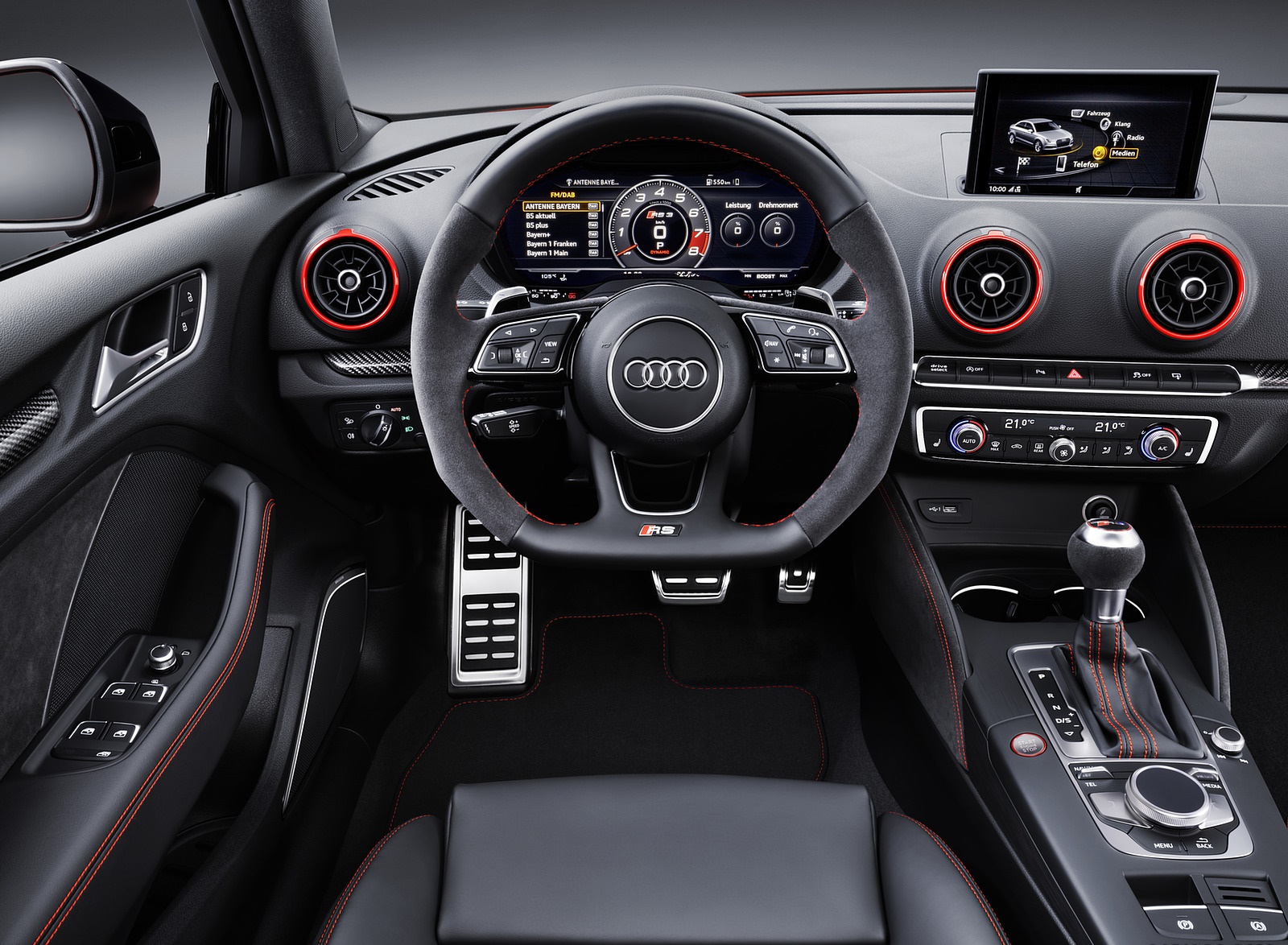 2018 Audi RS3 Sedan Interior Cockpit Wallpapers #21 of 56