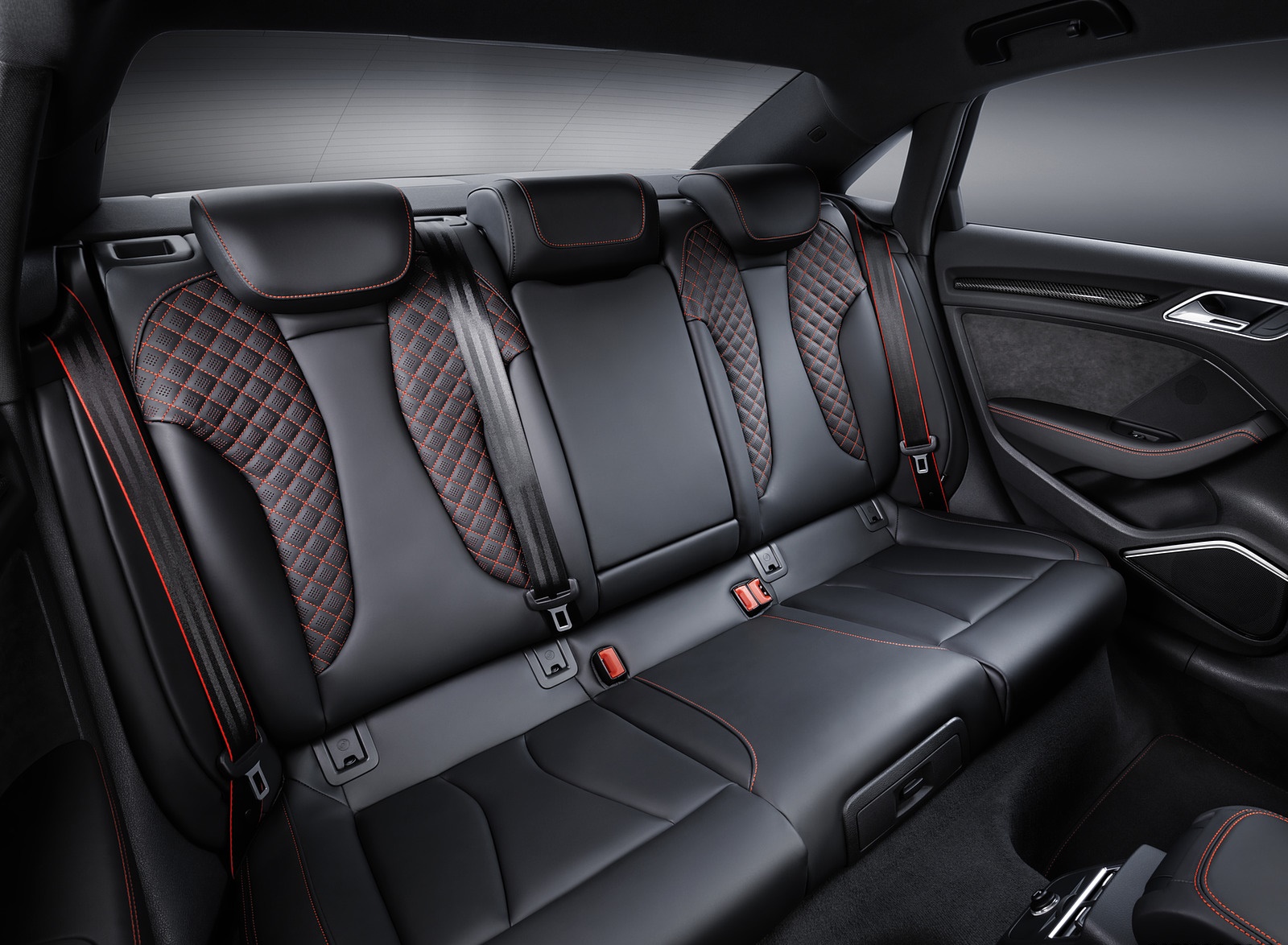 2018 Audi RS3 Sedan Interior Rear Seats Wallpapers #18 of 56