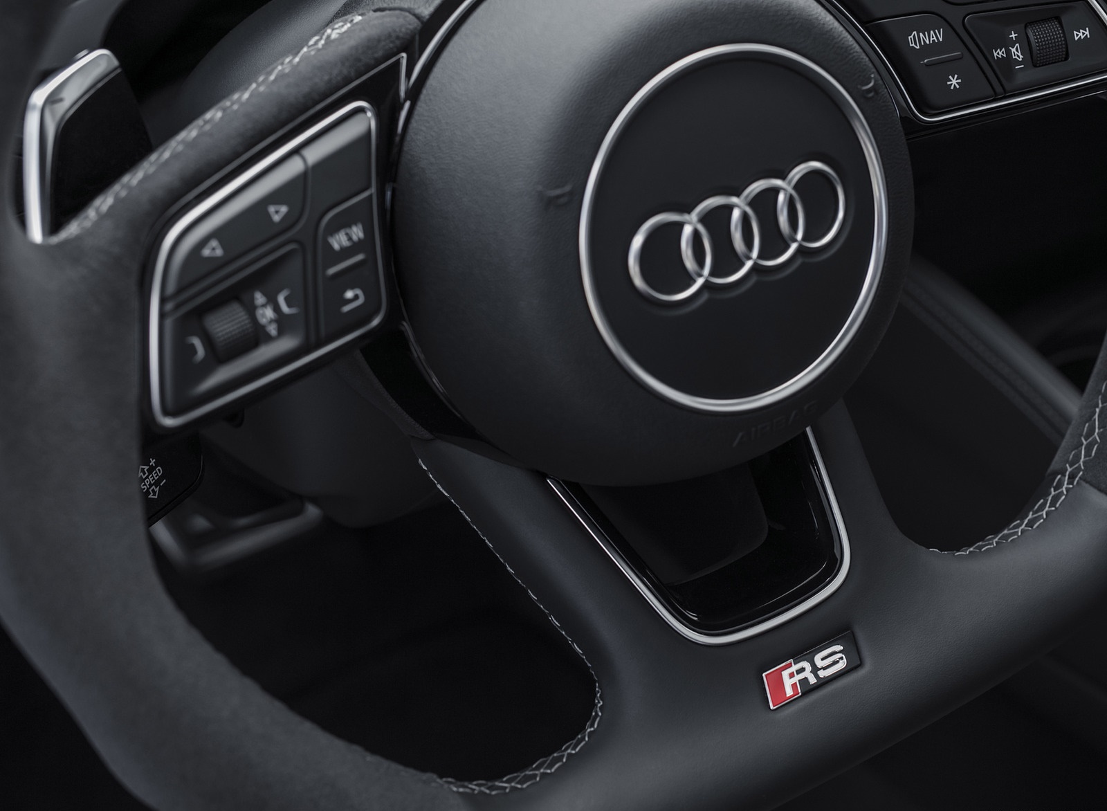 2018 Audi RS3 Sedan Interior Steering Wheel Wallpapers #16 of 56