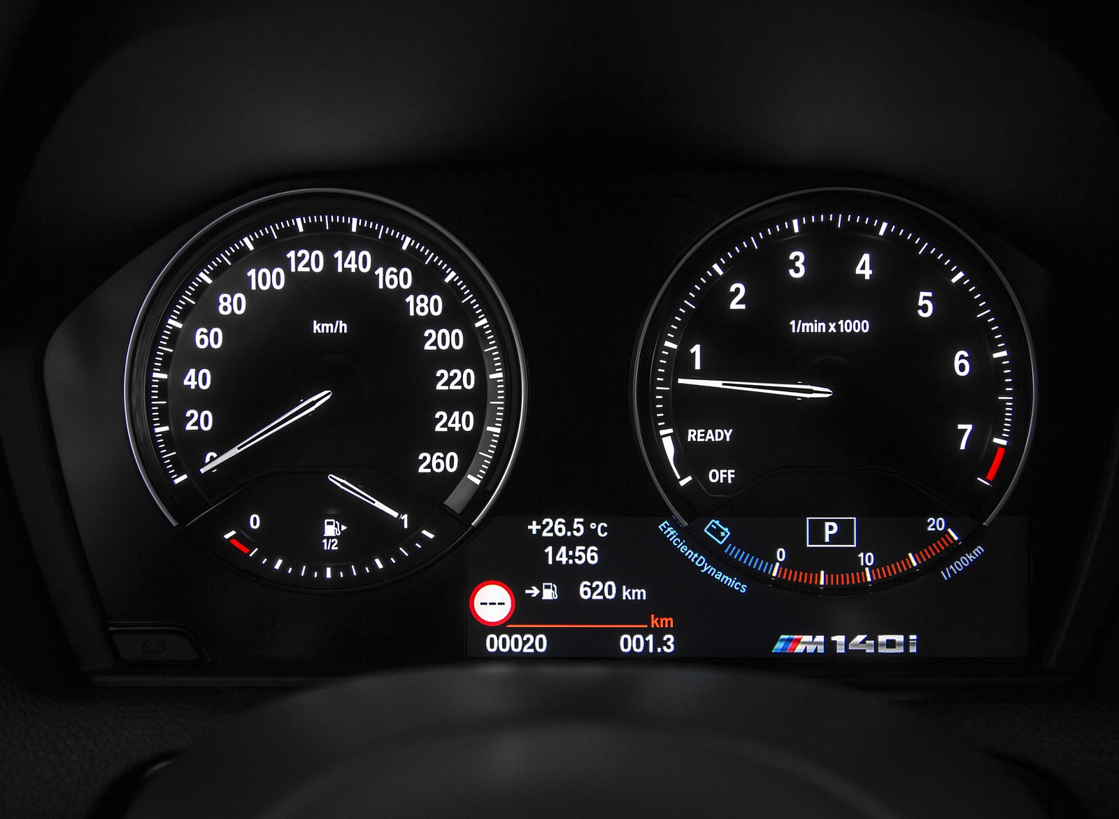 2018 BMW M140i xDrive Instrument Cluster Wallpapers #35 of 38