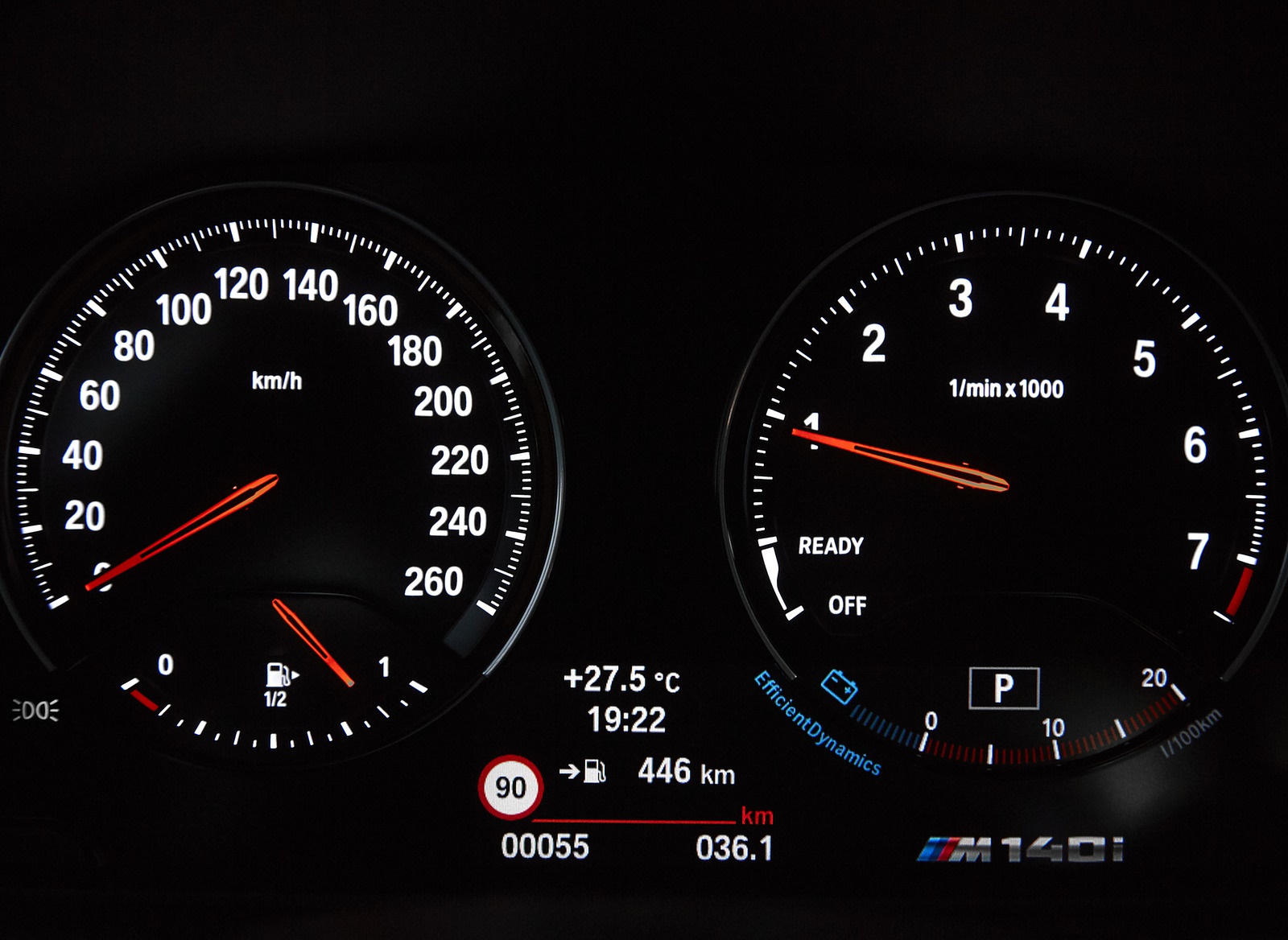 2018 BMW M140i xDrive Instrument Cluster Wallpapers #34 of 38