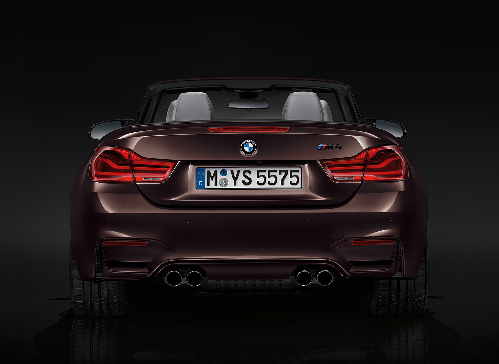 2018 BMW M4 Convertible Rear Wallpapers #10 of 17