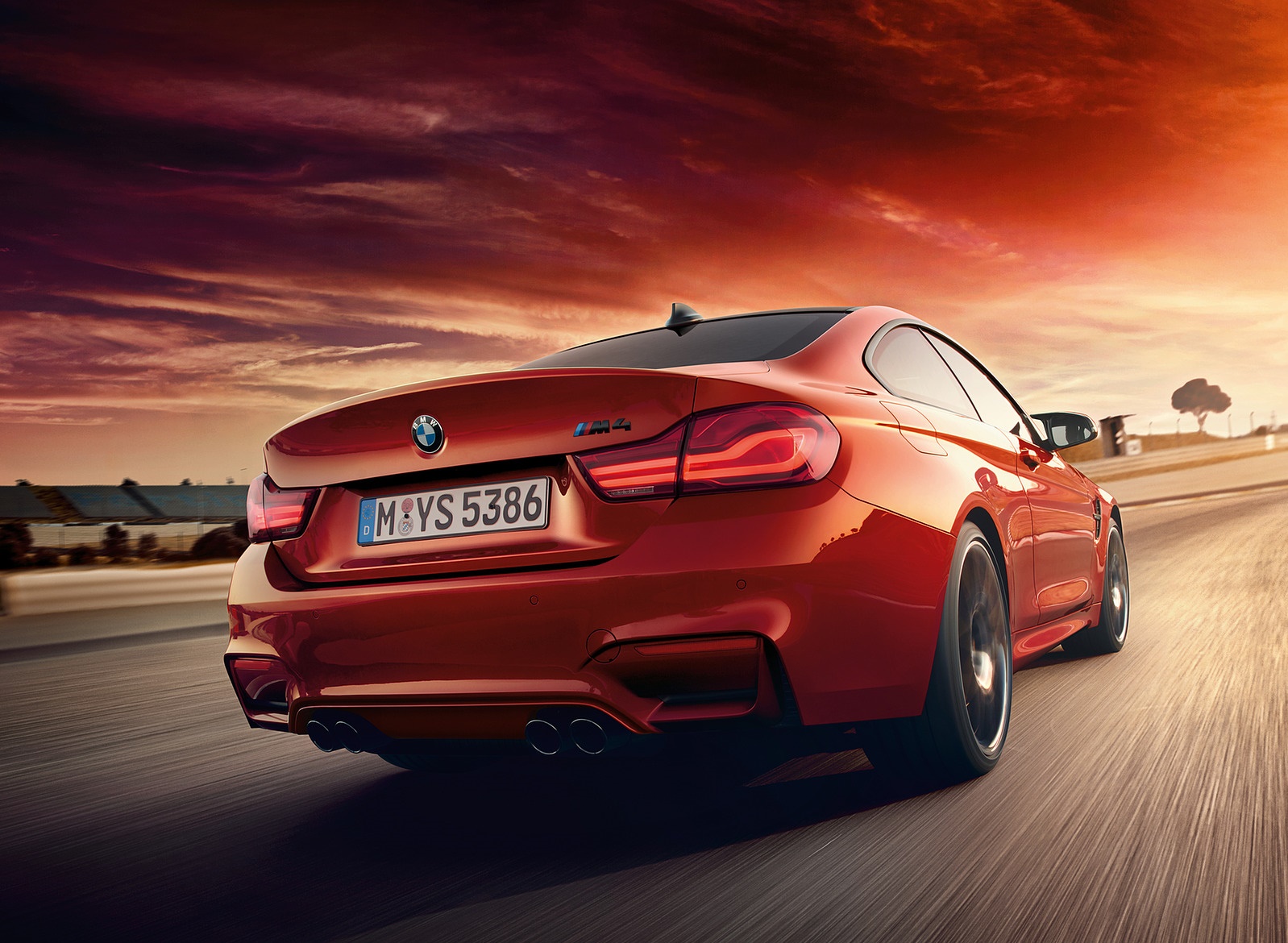 2018 BMW M4 Coupe Rear Wallpapers #2 of 17