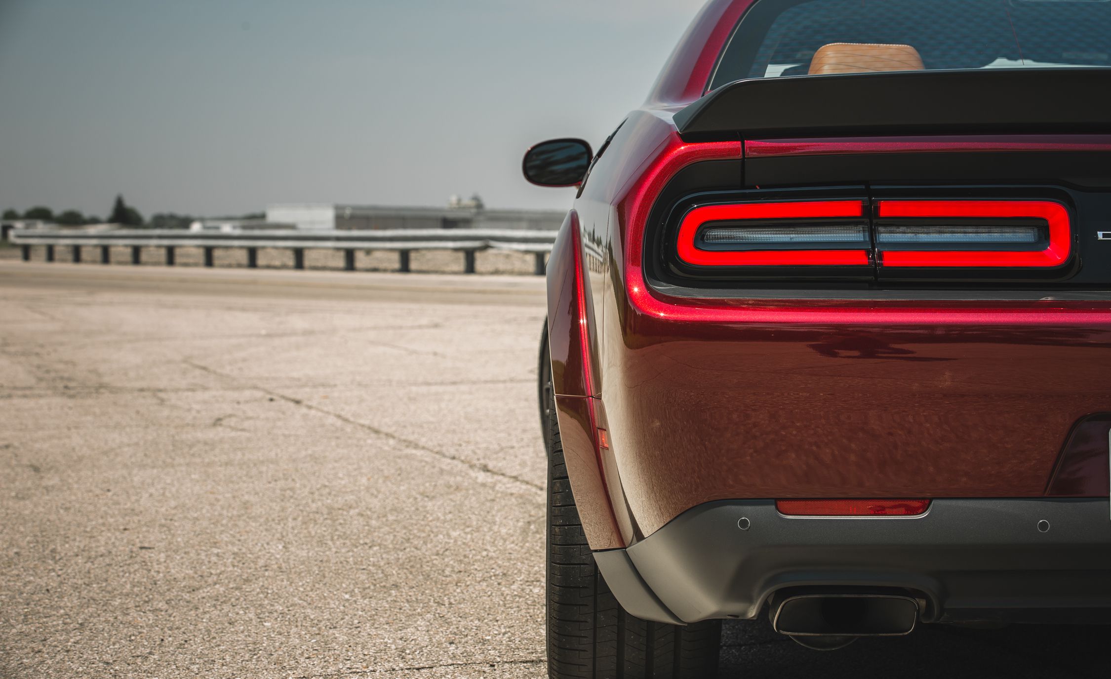 2018 Dodge Challenger SRT Hellcat Widebody (Color: Octane Red) Tail Light Wallpapers #18 of 108