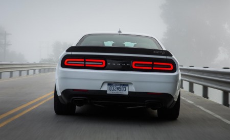 2018 Dodge Challenger SRT Hellcat Widebody (Color: White Knuckle) Rear Wallpapers 450x275 (88)