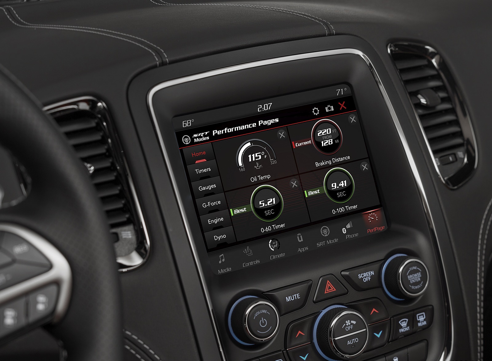 2018 Dodge Durango SRT Central Console Wallpapers #86 of 86