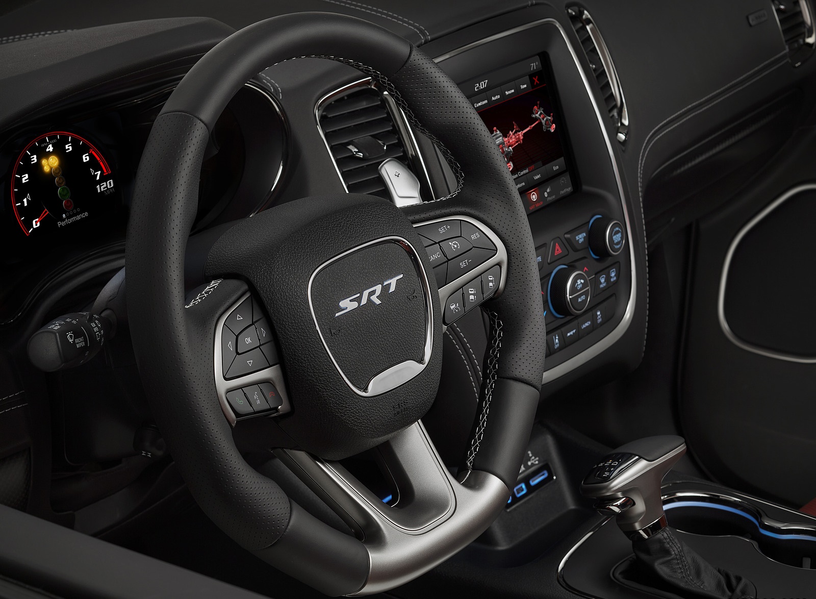 2018 Dodge Durango SRT Interior Steering Wheel Wallpapers #73 of 86