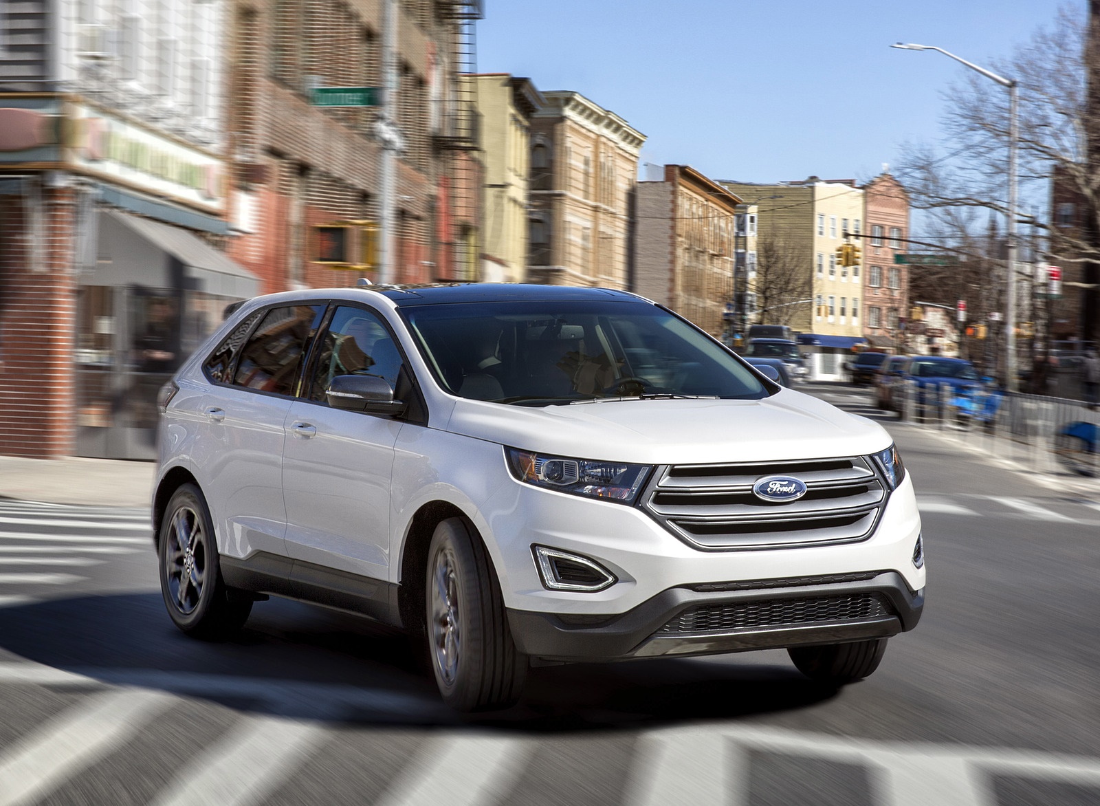 2018 Ford Edge SEL Sport Appearance Package Front Three-Quarter Wallpapers #2 of 21