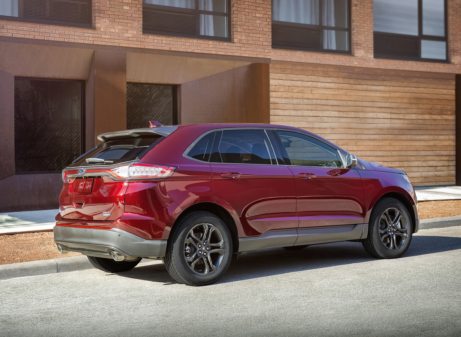 2018 Ford Edge SEL Sport Appearance Package Rear Three-Quarter Wallpapers (9)