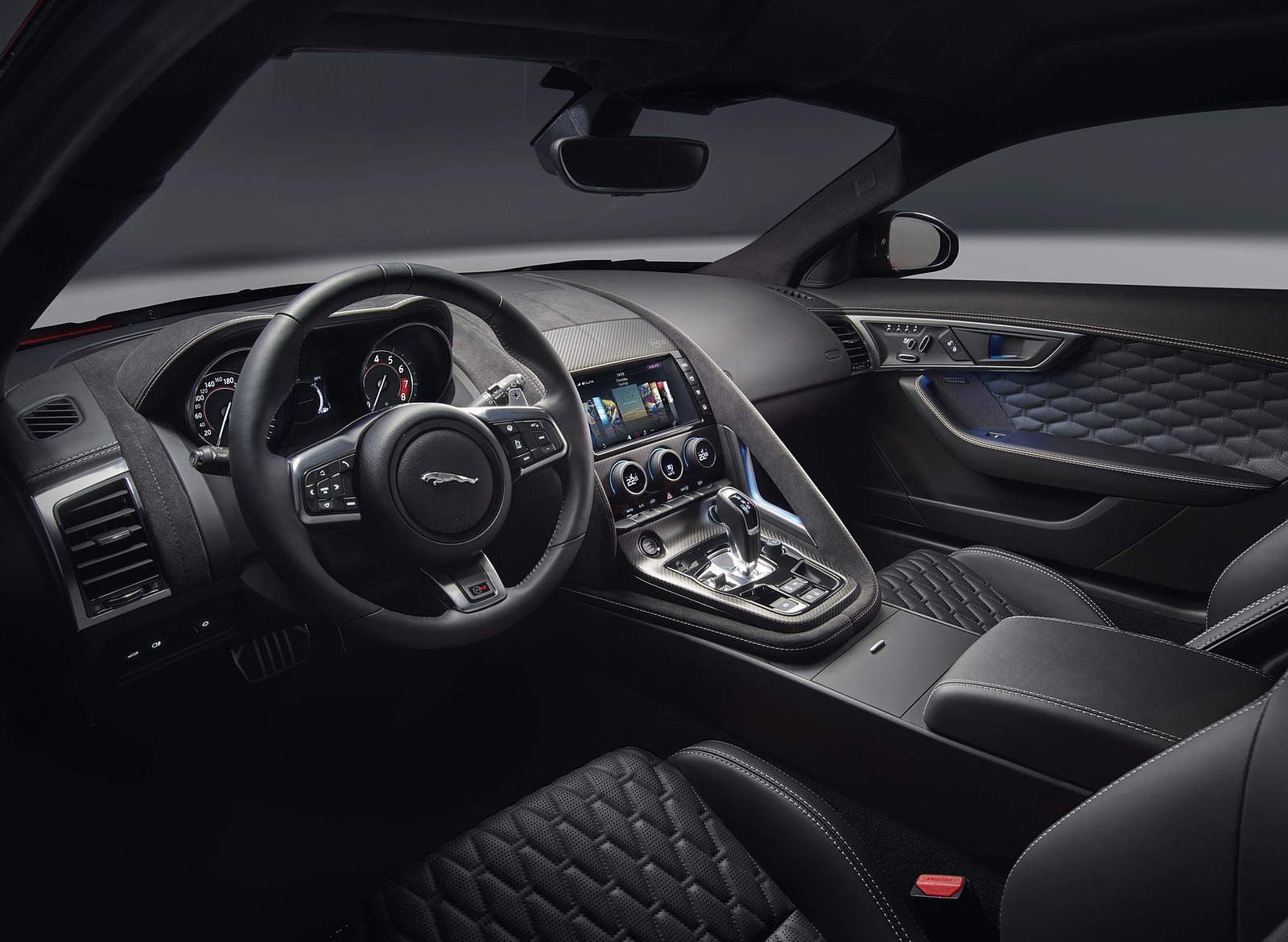 2018 Jaguar F Type Svr Coupe Interior Wallpapers 44 Newcarcars