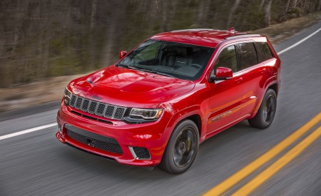 2018 Jeep Grand Cherokee Supercharged Trackhawk Front Three-Quarter Wallpapers 450x275 (7)