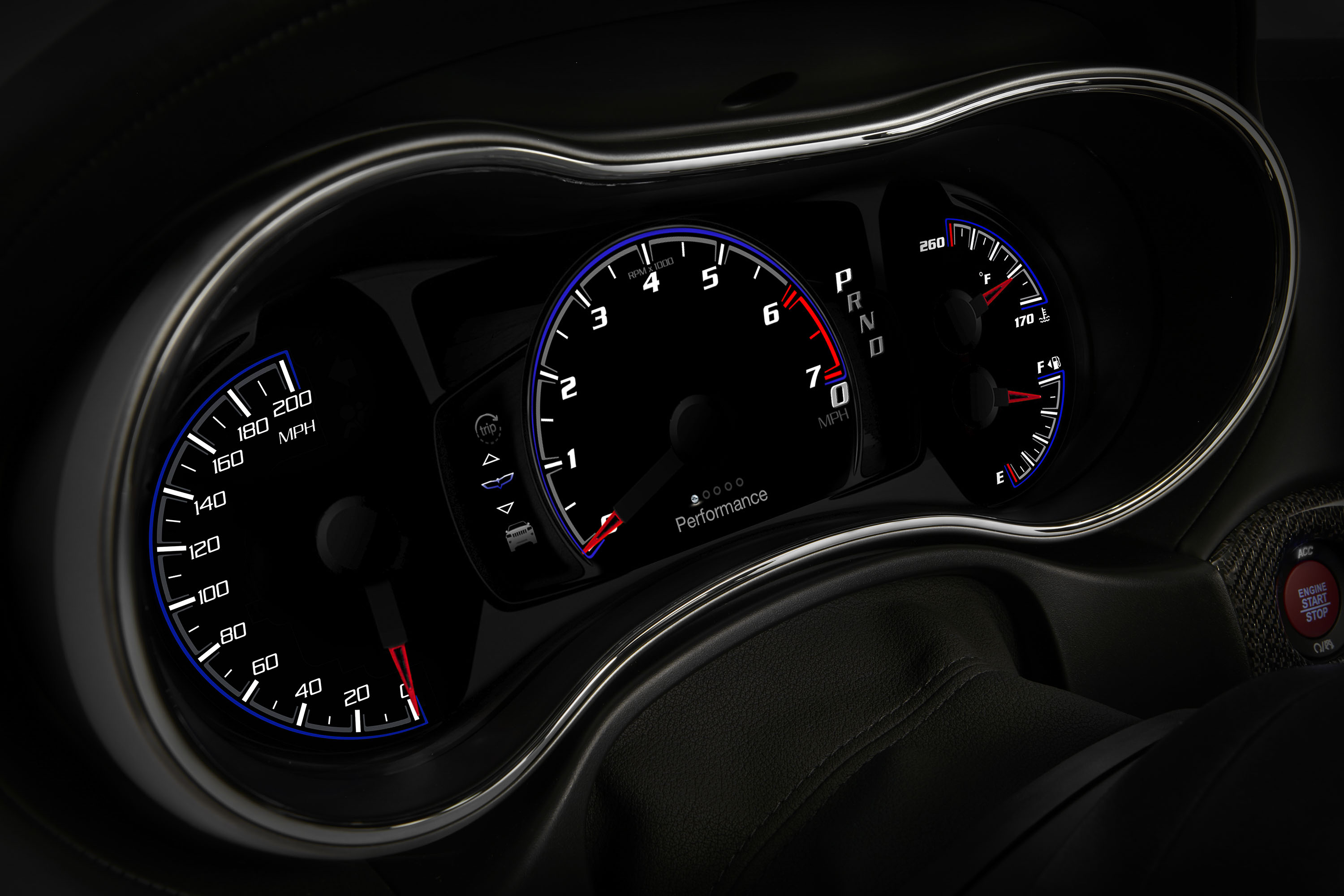 2018 Jeep Grand Cherokee Supercharged Trackhawk Instrument Cluster Wallpapers #42 of 80