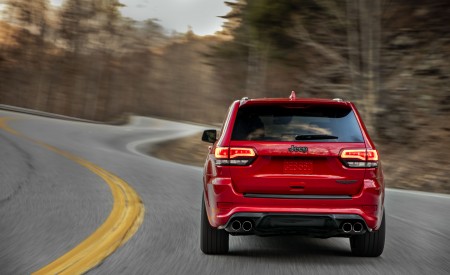 2018 Jeep Grand Cherokee Supercharged Trackhawk Rear Wallpapers 450x275 (23)