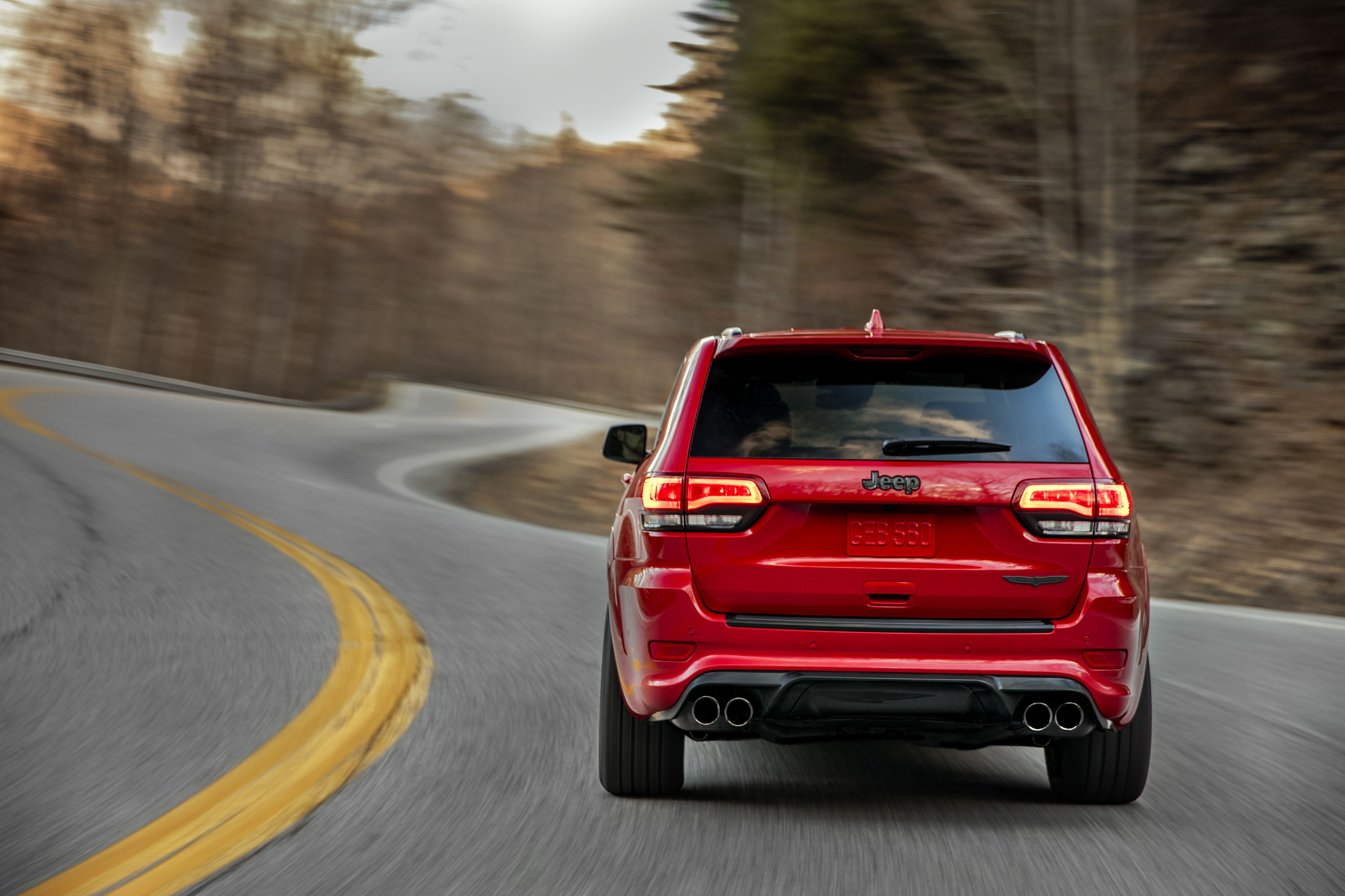 2018 Jeep Grand Cherokee Supercharged Trackhawk Rear Wallpapers #23 of 80