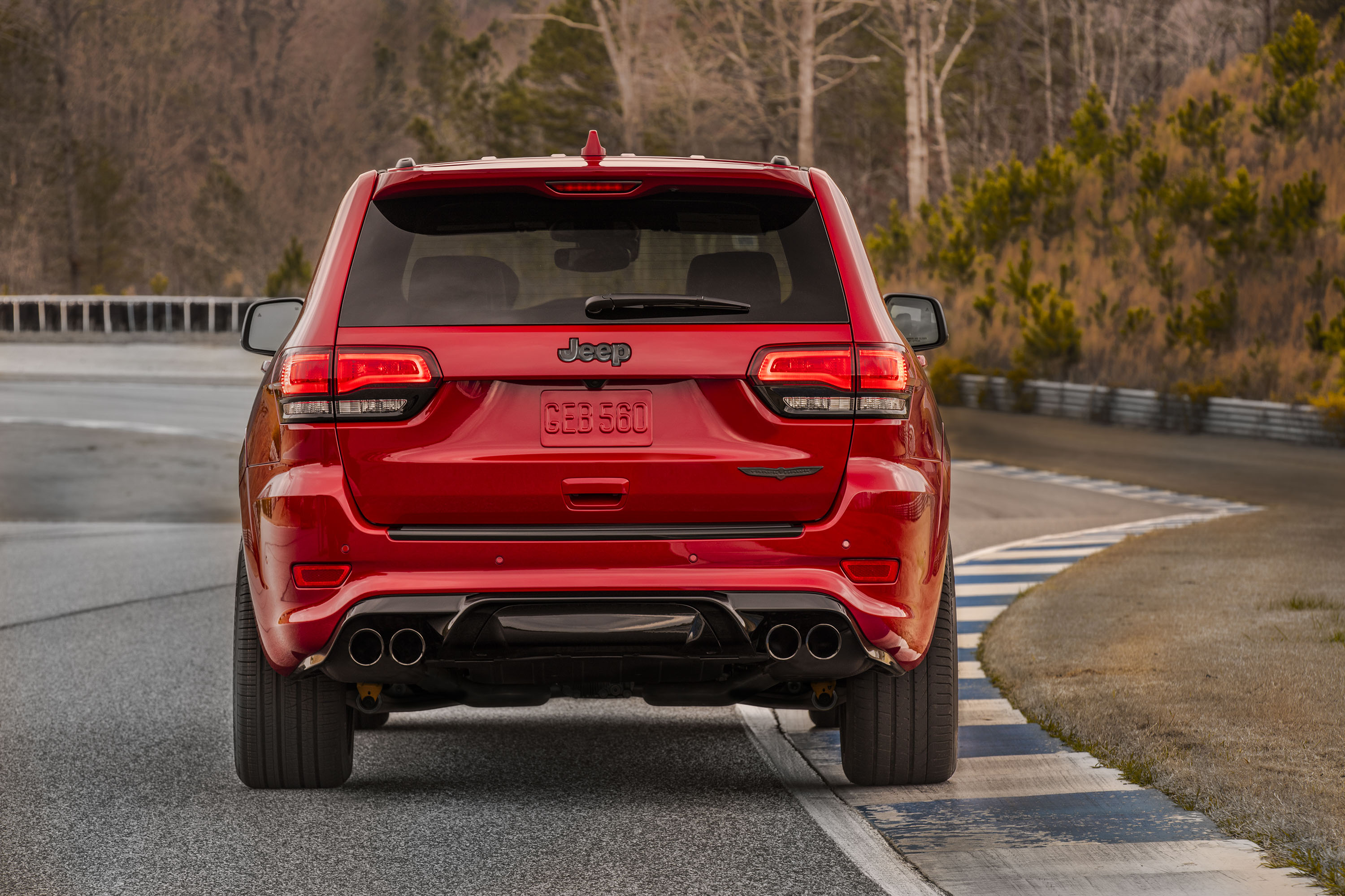 2018 Jeep Grand Cherokee Supercharged Trackhawk Rear Wallpapers #16 of 80