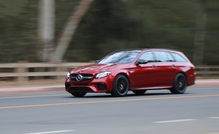 2018 Mercedes-AMG E63 S Wagon Front Three-Quarter Wallpapers 450x275 (2)