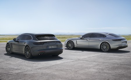 2018 Porsche Panamera Turbo Sport Turismo und Panamera Turbo S E-Hybrid Executive Wallpapers 450x275 (4)