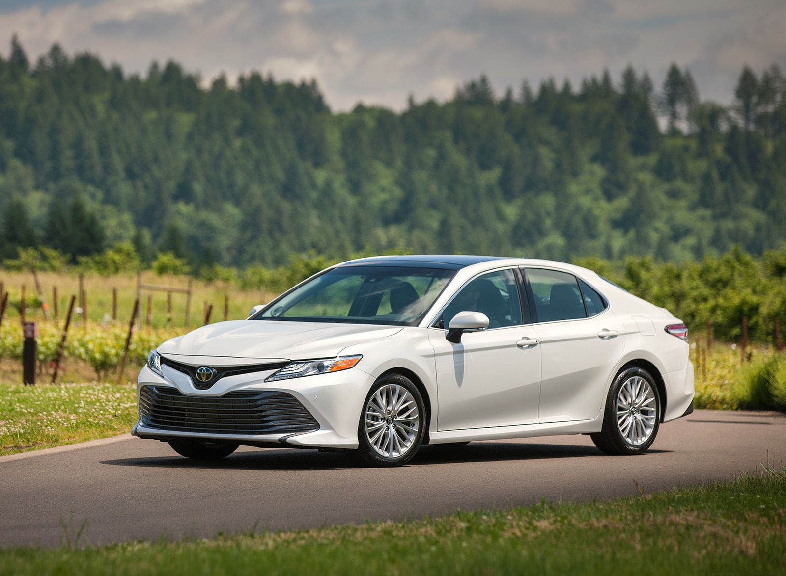 2018 Toyota Camry XLE Front Three-Quarter Wallpapers #33 of 65