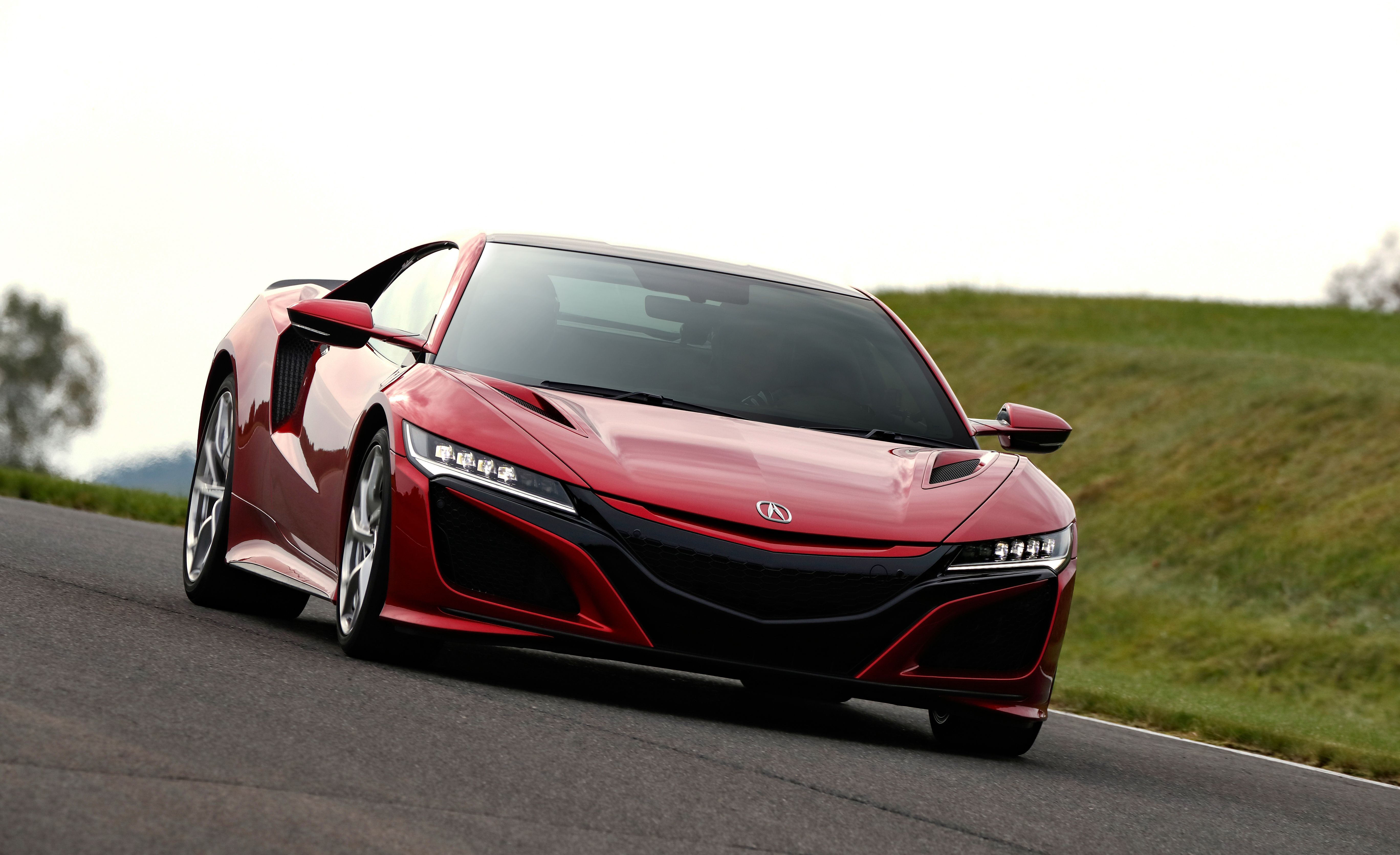 2019 Acura NSX (Color: Curva Red) Front Wallpapers #66 of 112
