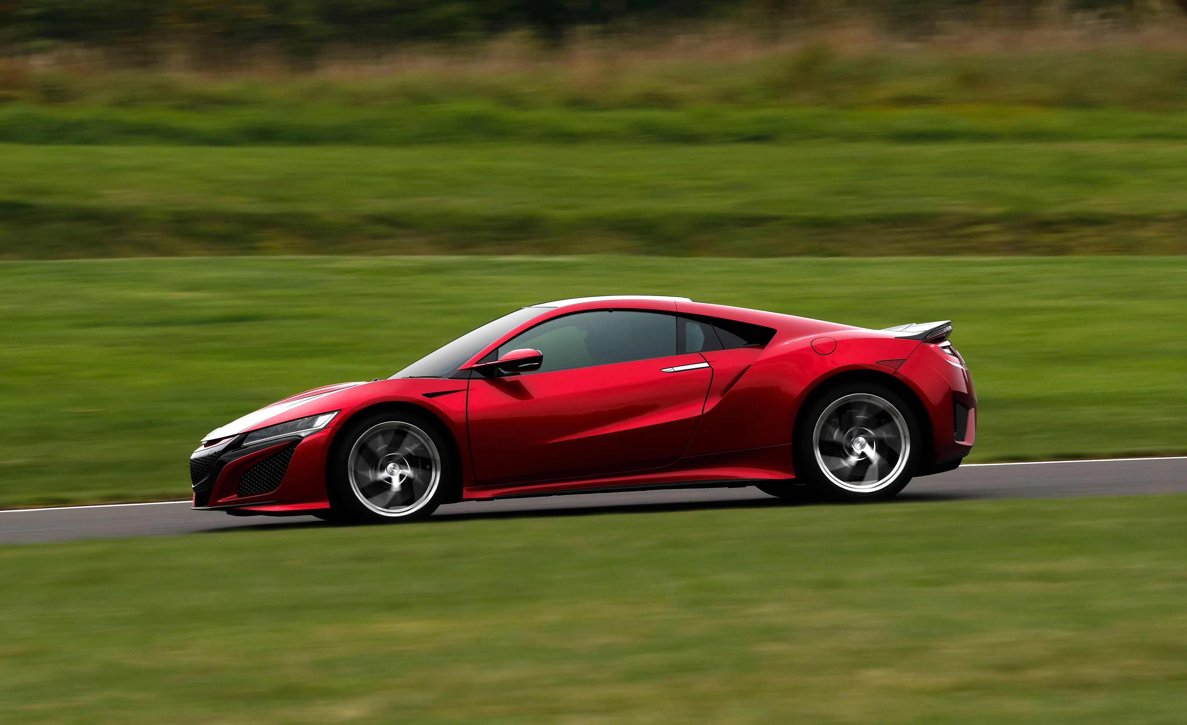 2019 Acura NSX (Color: Curva Red) Side Wallpapers #68 of 112