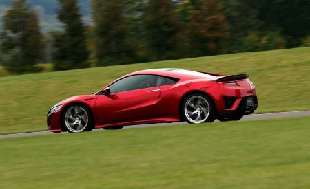 2019 Acura NSX (Color: Curva Red) Side Wallpapers 450x275 (70)