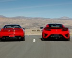 2019 Acura NSX (Color: Curva Red) and 1990 Acura NSX Rear Wallpapers 150x120