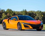 2019 Acura NSX (Color: Thermal Orange Pearl) Front Three-Quarter Wallpapers 150x120