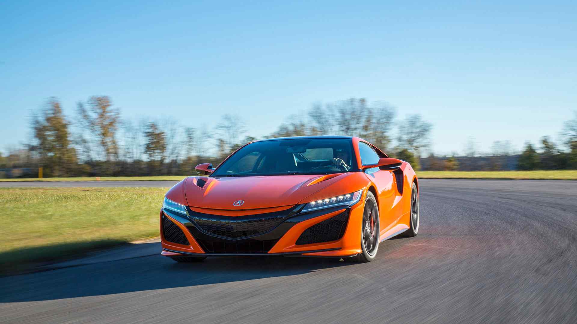 2019 Acura NSX (Color: Thermal Orange Pearl) Front Wallpapers #19 of 112