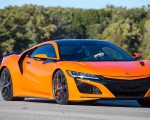 2019 Acura NSX (Color: Thermal Orange Pearl) Front Wallpapers 150x120