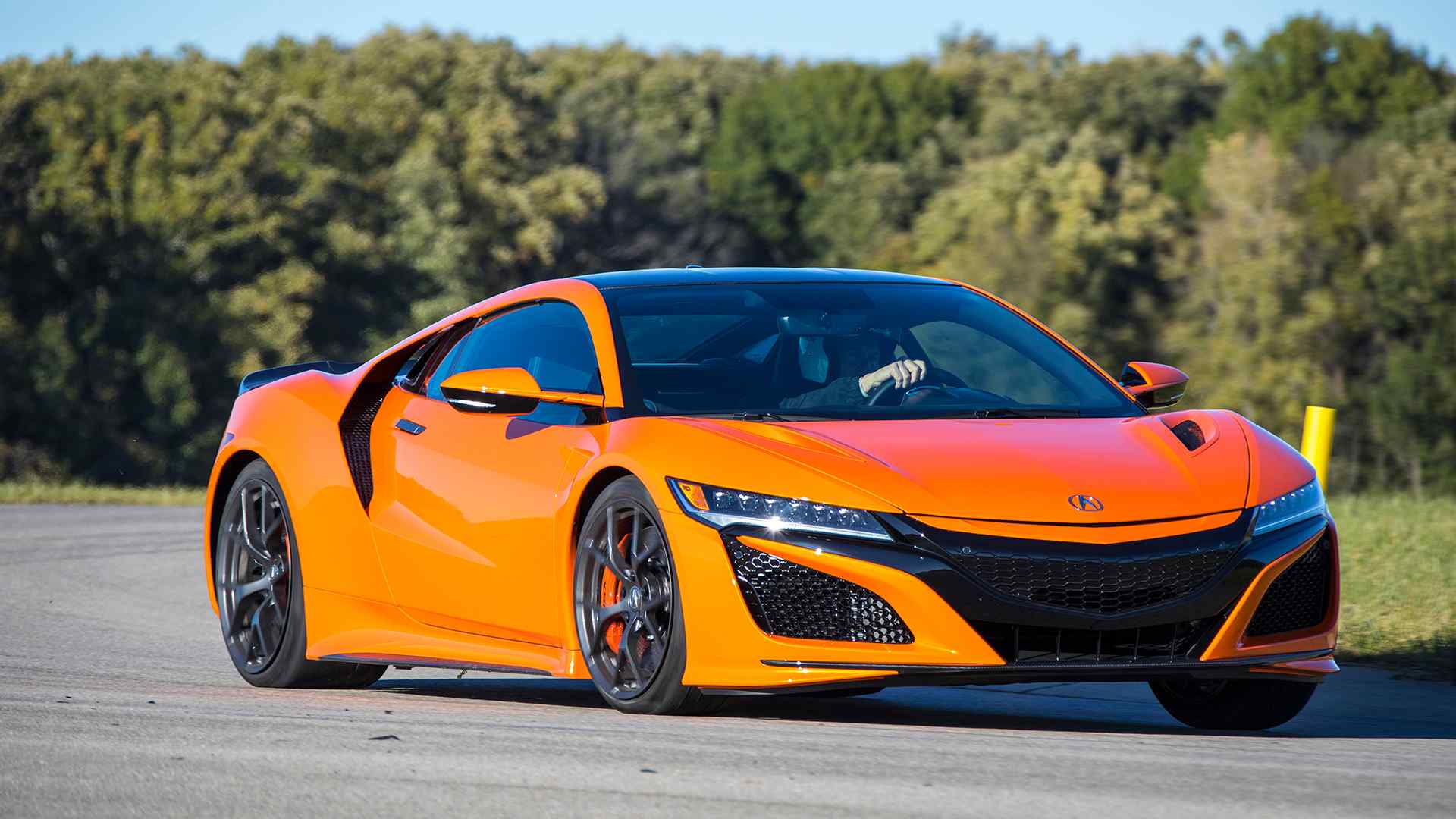 2019 Acura NSX (Color: Thermal Orange Pearl) Front Wallpapers #29 of 112