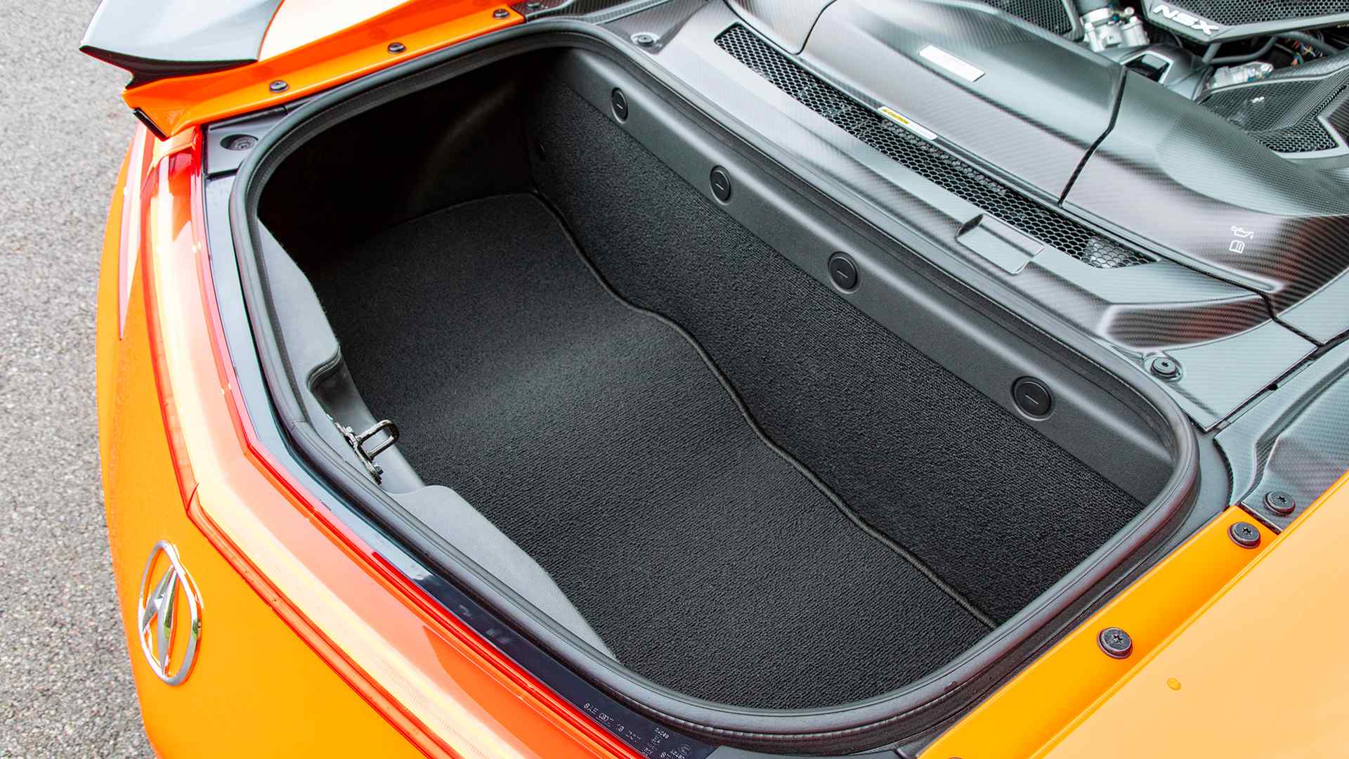 2019 Acura NSX (Color: Thermal Orange Pearl) Trunk Wallpapers #46 of 112