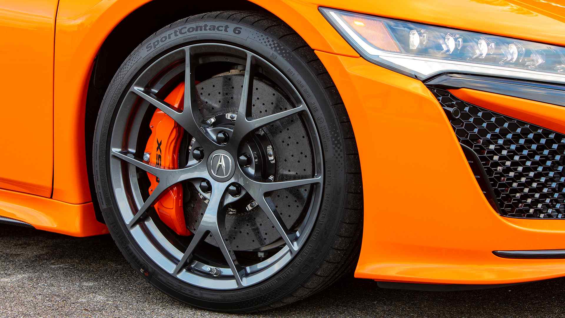 2019 Acura NSX (Color: Thermal Orange Pearl) Wheel Wallpapers #43 of 112