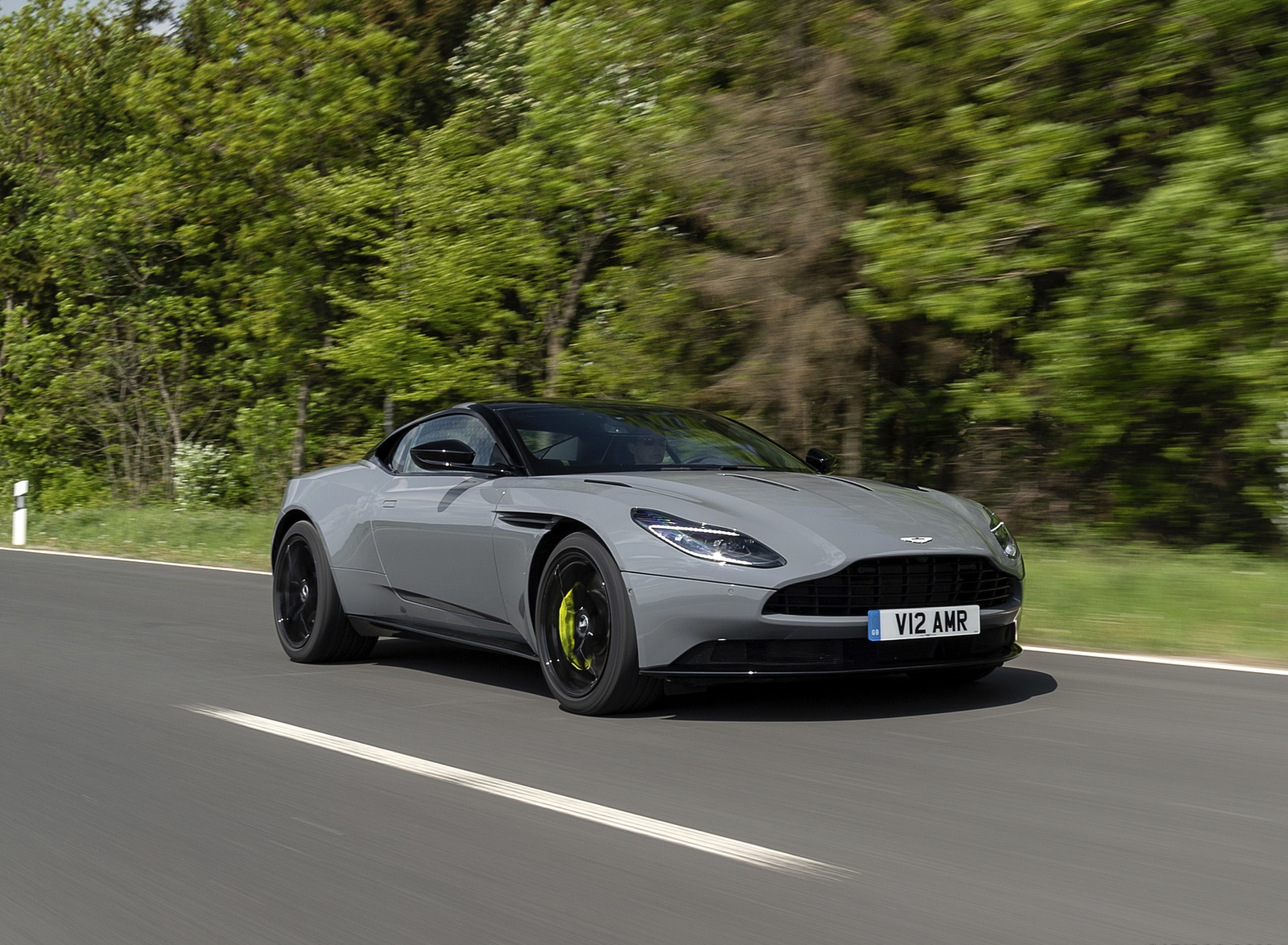 2019 Aston Martin DB11 AMR (Color: China Grey) Front Three-Quarter Wallpapers #18 of 76