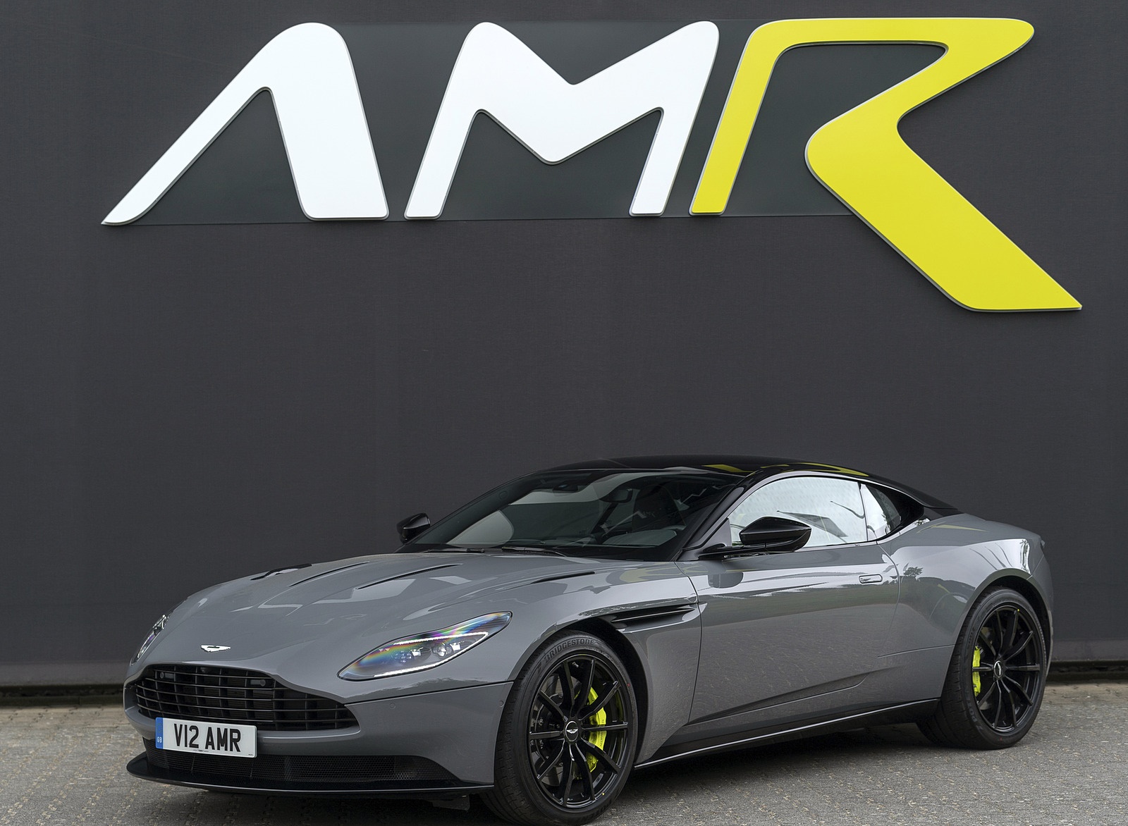 2019 Aston Martin DB11 AMR (Color: China Grey) Front Three-Quarter Wallpapers #36 of 76
