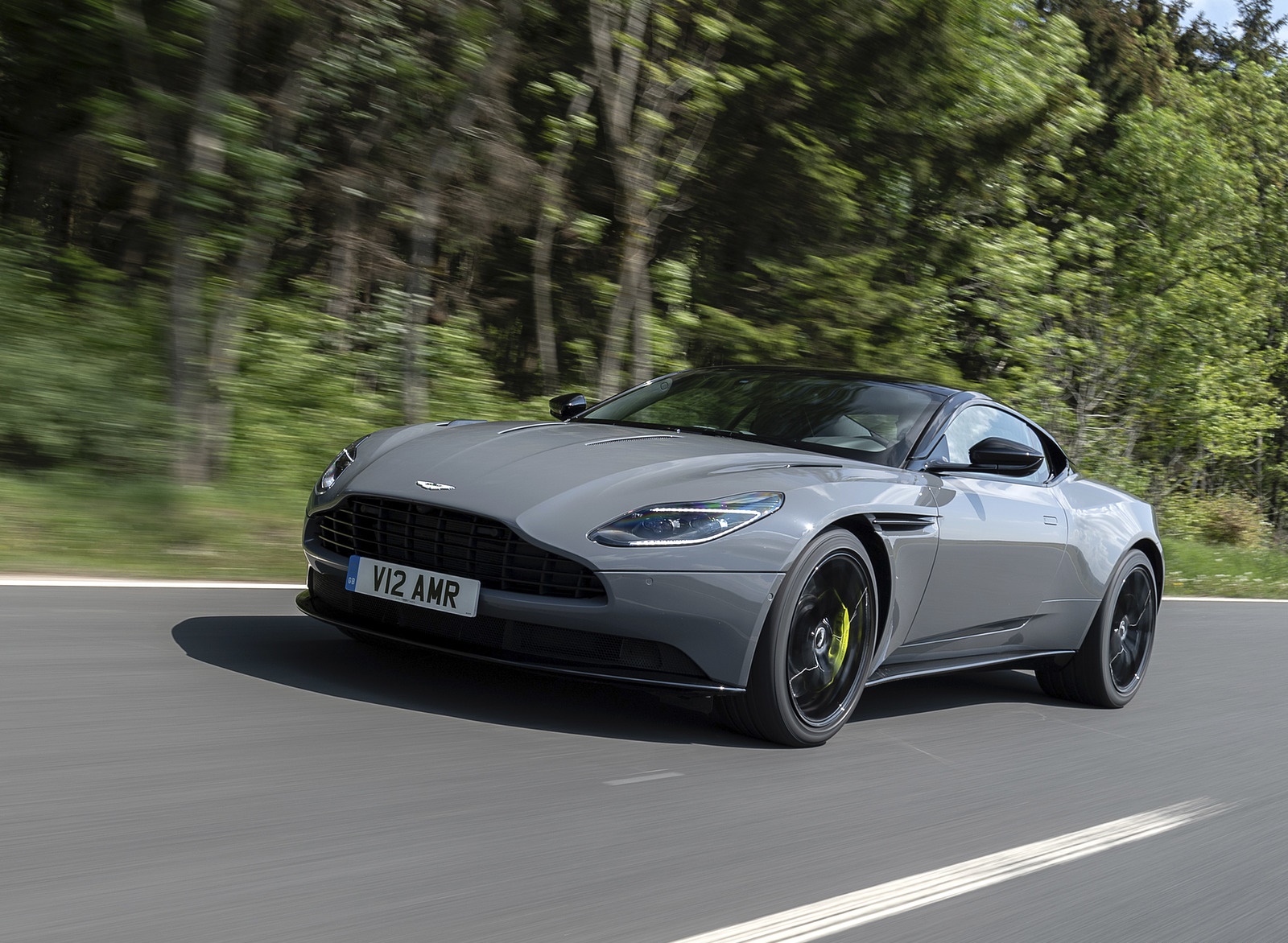 2019 Aston Martin DB11 AMR (Color: China Grey) Front Three-Quarter Wallpapers #21 of 76
