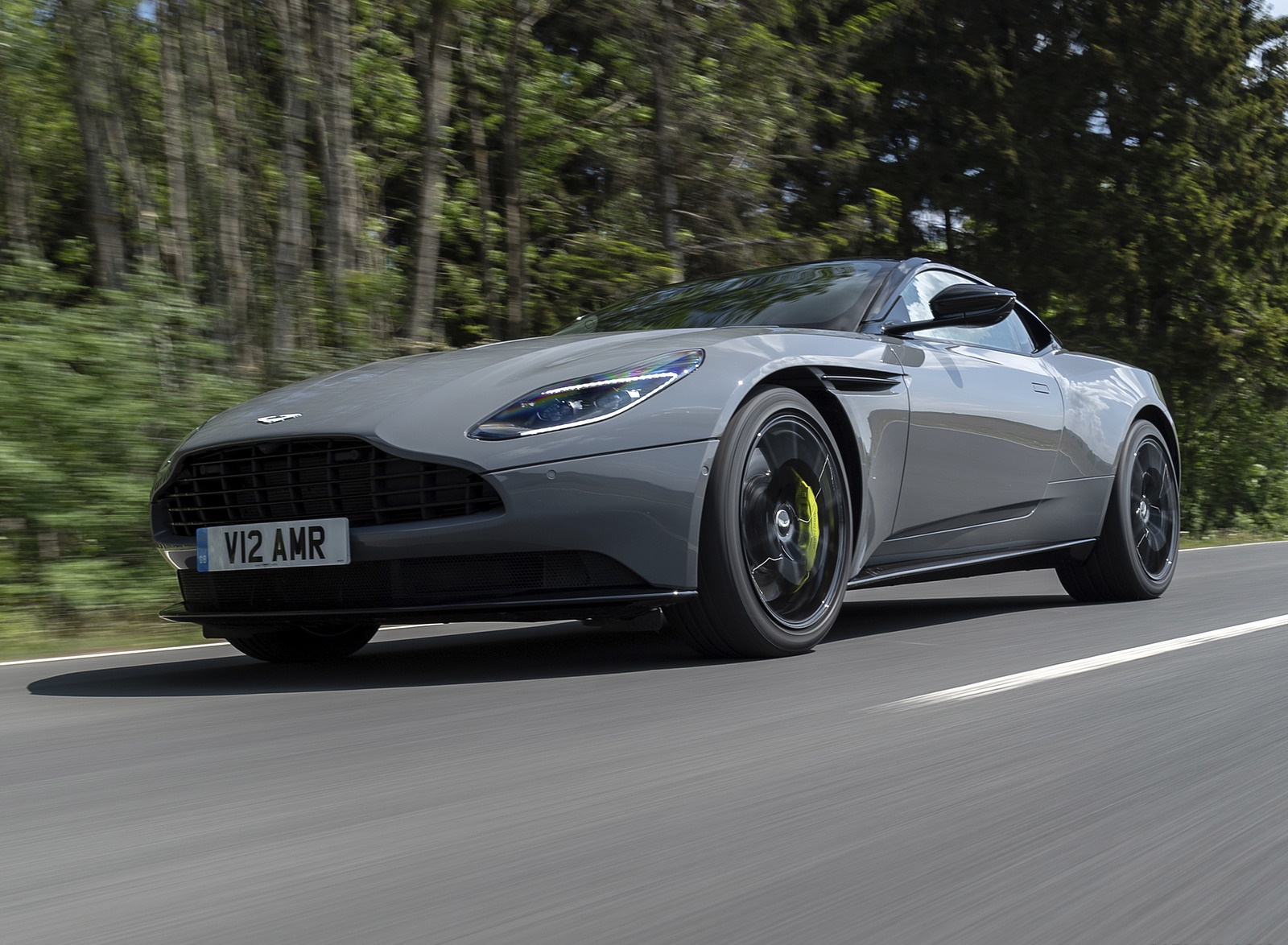 2019 Aston Martin DB11 AMR (Color: China Grey) Front Three-Quarter Wallpapers #22 of 76