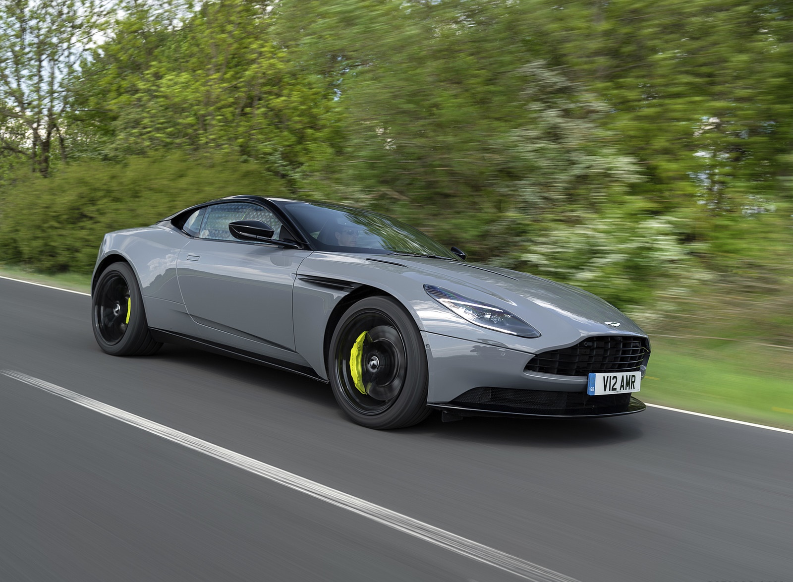 2019 Aston Martin DB11 AMR (Color: China Grey) Front Three-Quarter Wallpapers #23 of 76